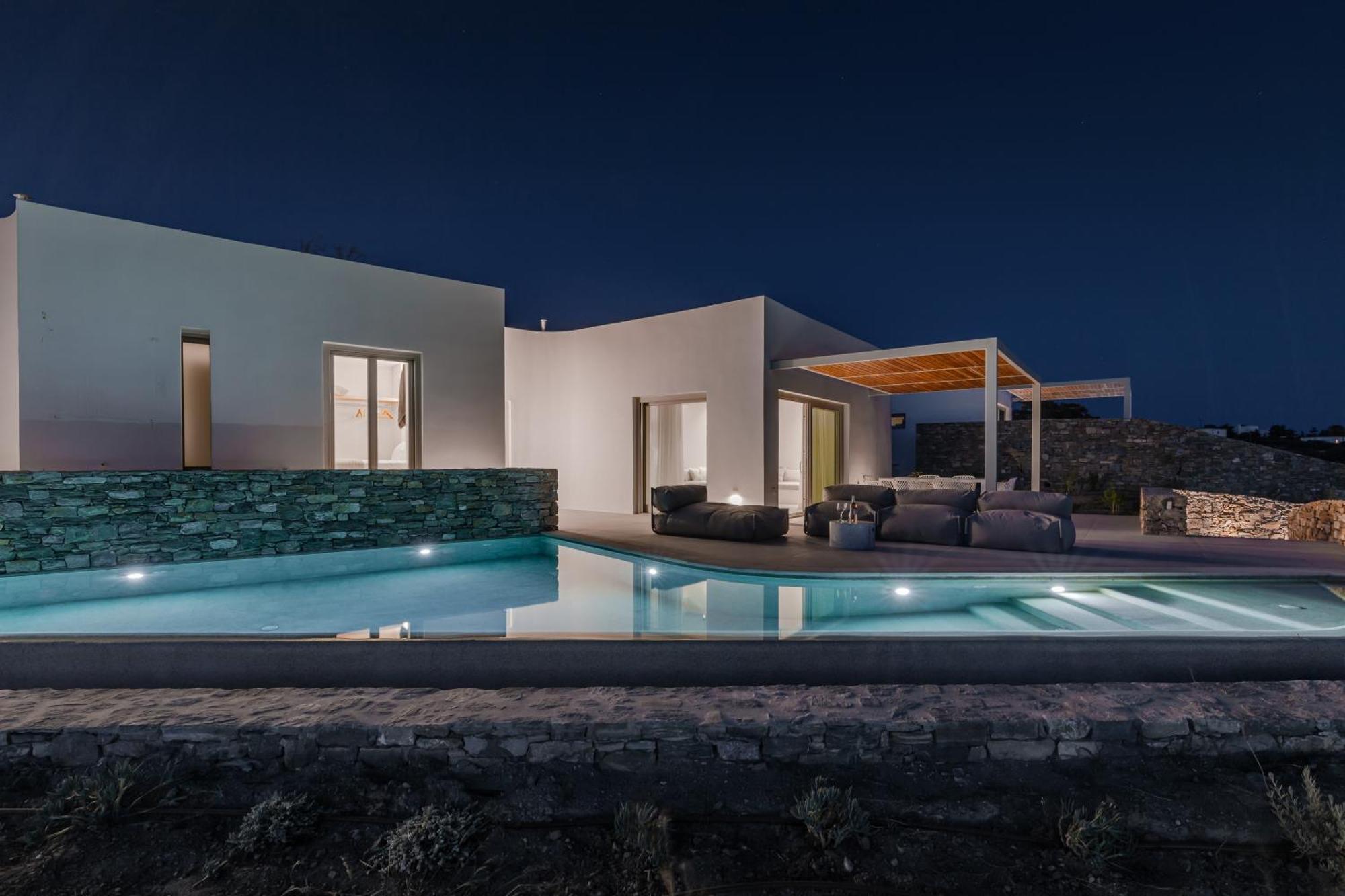 Melora Villas Paros Angairia ภายนอก รูปภาพ
